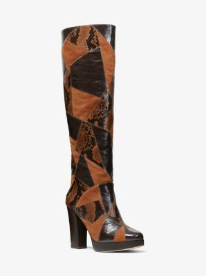 michael kors boots brown