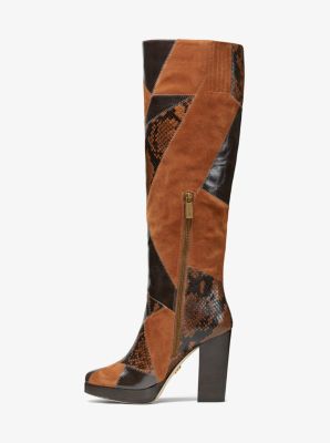 michael kors tan boots