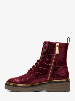 michael kors haskell combat boots