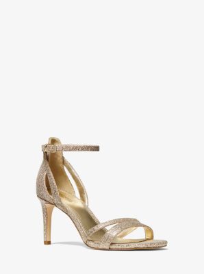 Michael kors sandra platform on sale glitter