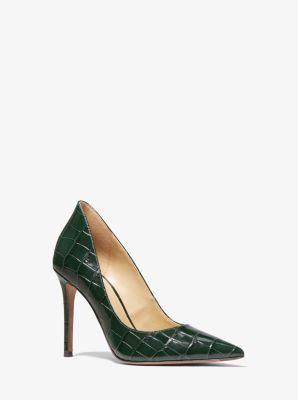 Michael kors hot sale green pumps