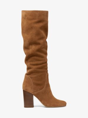 Forvirret helikopter Daddy Leigh Suede Boot | Michael Kors