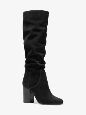 Michael kors suede on sale over the knee boots