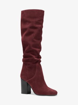 Michael kors brown store suede boots