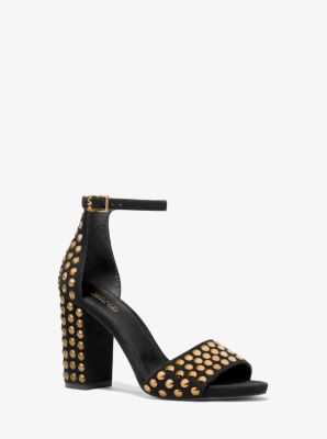 Michael michael kors raquel studded suede clearance sandal