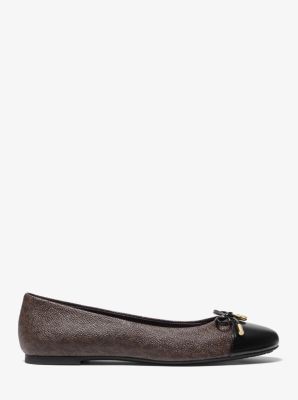 Michael kors melody toe best sale cap ballerinas