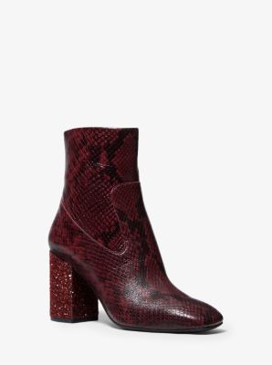 michael kors wine boots