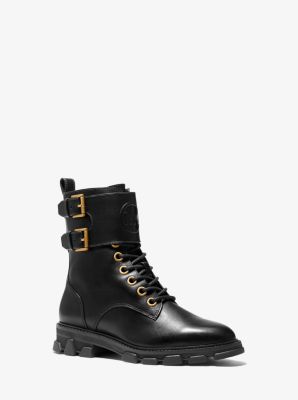 michael kors boots leather