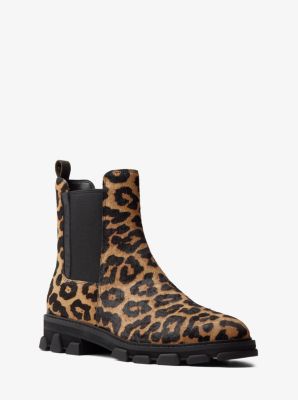 michael kors leopard print boots