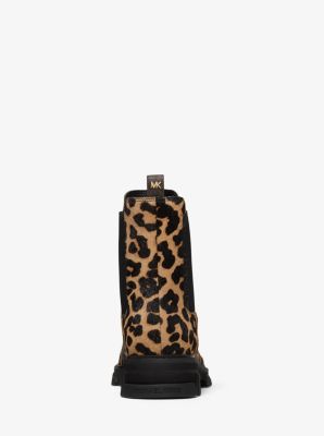 michael kors animal print boots