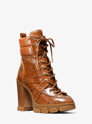 kors michael kors lace up boots