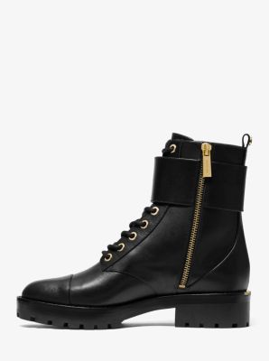 Tatum studded store leather combat boot