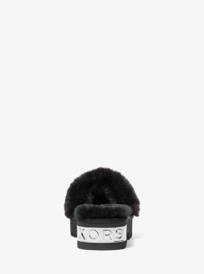 Michael kors sale furry slides