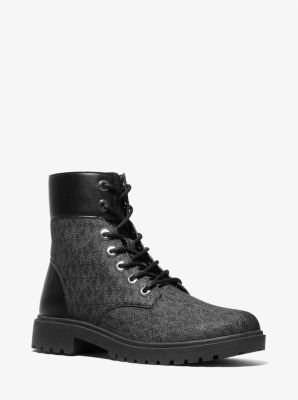 Alistair Signature Logo Combat Boot