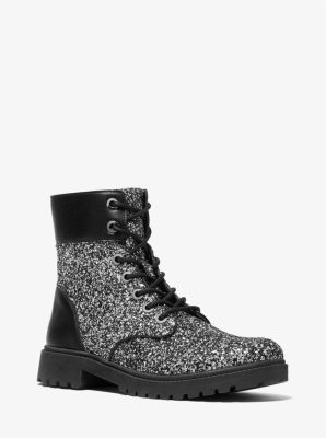 Alistair Glitter Combat Boot