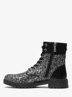 Alistair Glitter Combat Boot