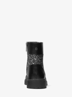 Alistair Glitter Combat Boot Michael Kors