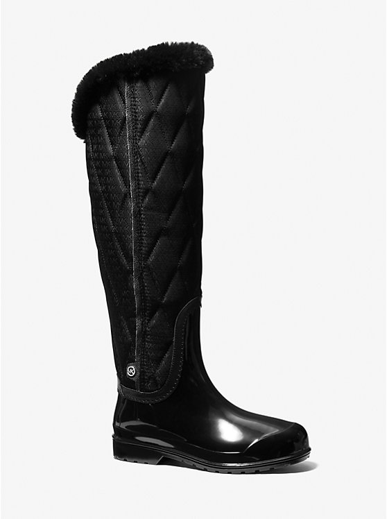 Bonnie Quilted Logo Jacquard and PVC Tall Rainboot image number 0