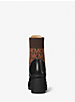 Brea Leather and Logo Jacquard Combat Boot image number 2