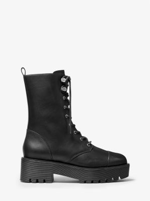 Michael michael kors women's best sale haskell platform combat boots