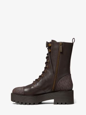 Michael kors discount bryce combat boots