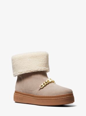 Michael kors outlet sheepskin boots