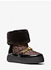Chapman Embellished Quilted Logo and Faux Fur Boot image number 0