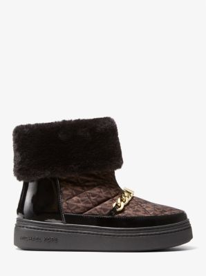 Michael kors hot sale quilted boots