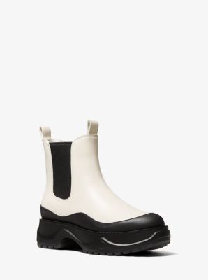 dupree logo tape leather boot