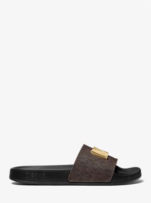 Gilmore Logo Slide Sandal Michael Kors