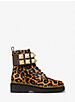 Haskell Studded Printed Calf Hair Combat Boot image number 1
