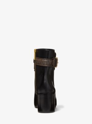 Bottine Izzy en cuir avec logo image number 3