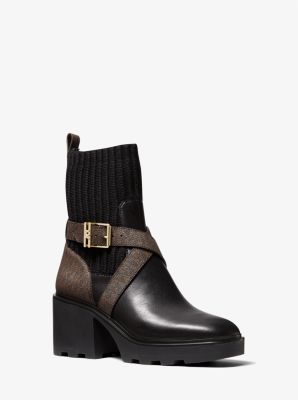 Arriba 43+ imagen michael kors keisha bootie