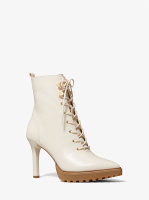 Kyle Leather Lace Up Boot Michael Kors Canada