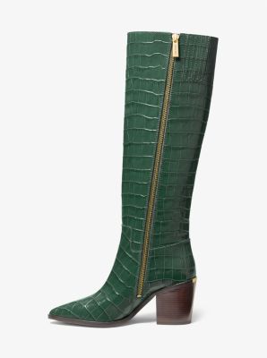 michael kors green boots