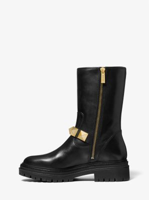 Layton Studded Leather Boot Michael Kors Canada