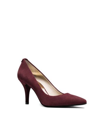 Flex Suede Mid-Heel Pump image number 0