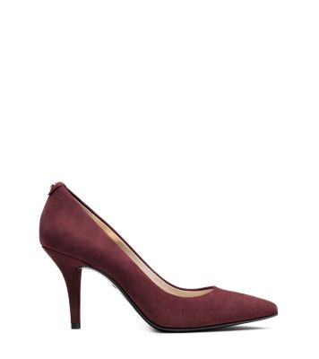 Flex Suede Mid-Heel Pump image number 1