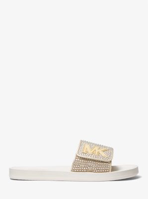 Embellished Slide Sandal