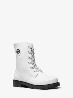 Michael kors white store rain boots