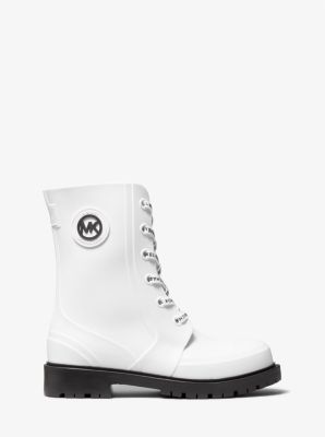 Michael kors rain boots on sale white