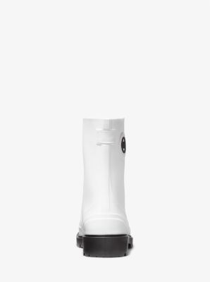 michael kors white rain boots