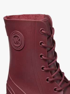MICHAEL KORS STORMY RAIN BOOTS, Men's Fashion, Footwear, Boots on Carousell