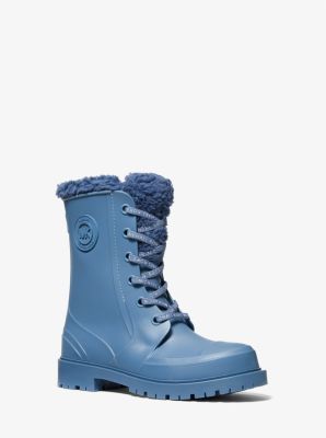 Total 54+ imagen michael kors blue rain boots