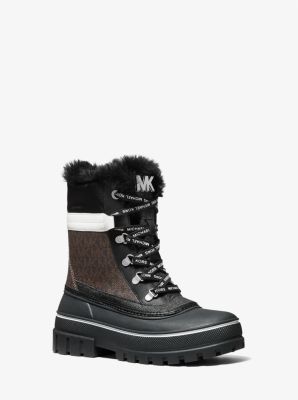 Ozzie Logo Faux Fur Lined Snow Boot Michael Kors Canada