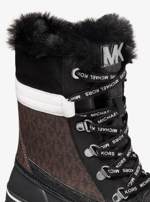 Botte d hiver Ozzie logo et doublure en fausse fourrure