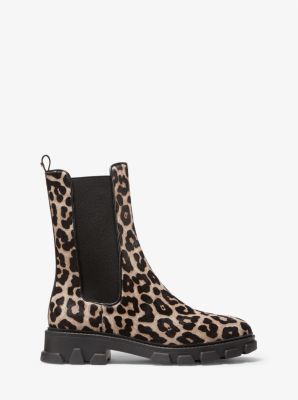 Michael kors leopard clearance boots