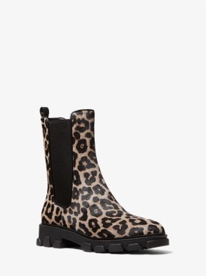 michael kors animal print boots