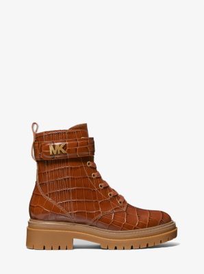 Alligator combat boots sale