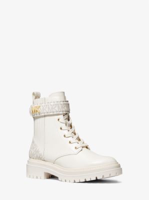 Michael kors store white booties